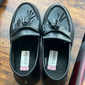 Dr. Martens Black Tassel Loafers for Men